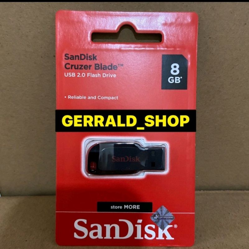SANDISK CRUZER BLADE 8 GB ORIGINAL