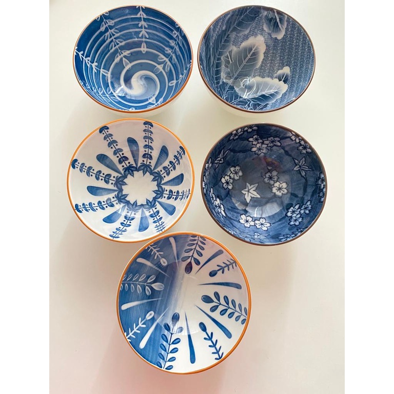 Ceramic Bowl Set / Mangkok Hampers Kado isi 2 Motif Random