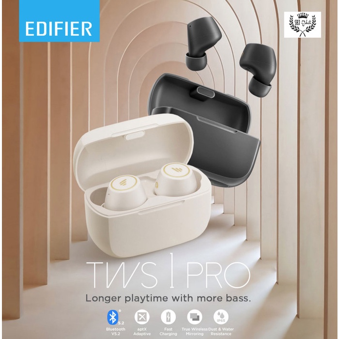 Limited - Edifier Tws1 Pro Earbuds Wireless Earphone Tws Ip65Wp Bt5.2 Qc Aptx