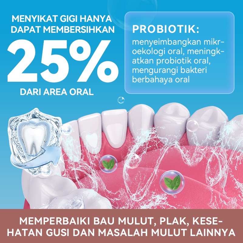 MeToo Mouthwash Fresh Mint 250ml/ Obat Kumur Probiotik / Nafas segar / Pemutih gigi Rumah Cantik 354 Air Kumur Mulut Perawatan Gigi Kesehatan Mulut