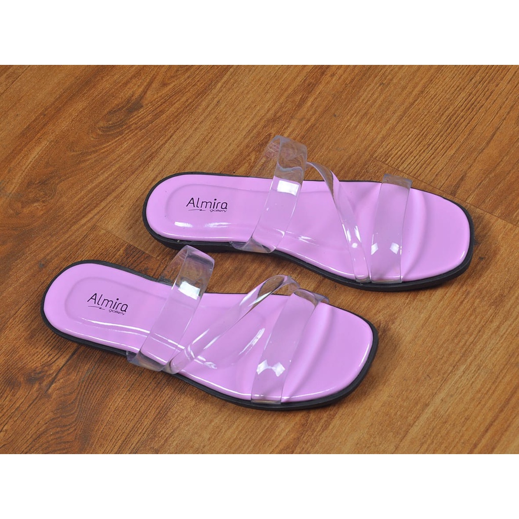 7.7 BIG SALE !! New sandal jely teplek wanita/sandal wanita keren/sandal kaca 02