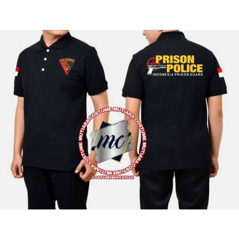 POLO SHIRT / KAOS KERAH PRISON POLICE