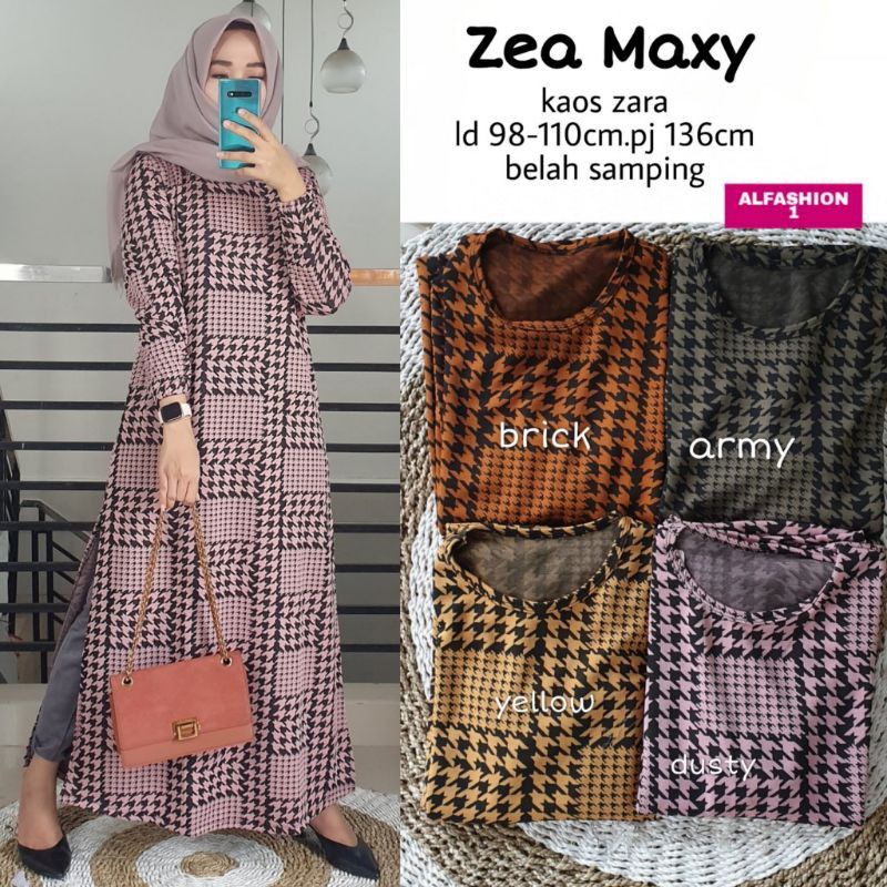 Zea Maxy - Gamis Kaos Zara LD102+ /R.16 - 188-6415