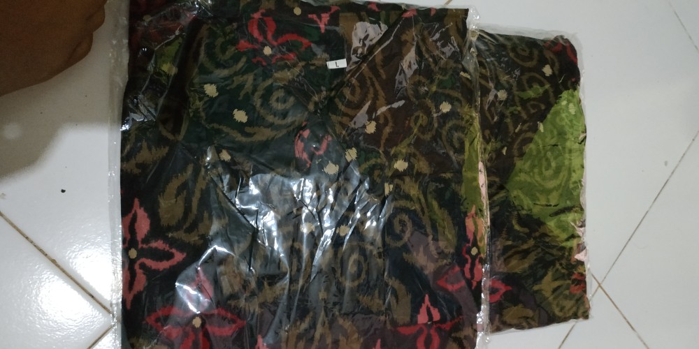 Maura Couple - Sania Ruffle Batik Couple Songket Ori Ndoro Jowo Garansi Shoppe Termurah