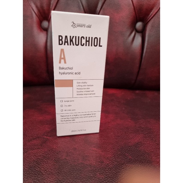 23 Years Old BAKUCHIOL A Hyaluronic Acid Toner 200ml
