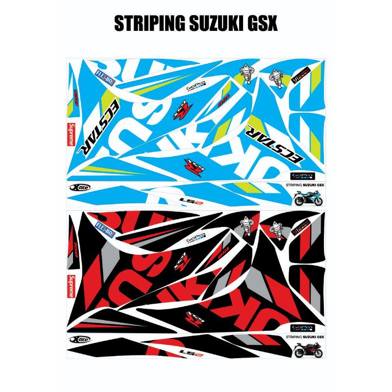 STRIPING/STICKER MOTOR SUZUKI GSX 150 /STICKER VARIASI GSX 150