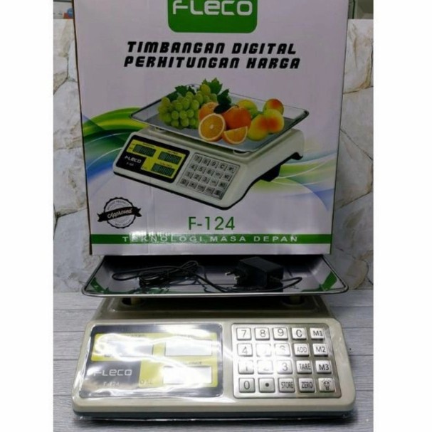 COD TIMBANGAN DIGITAL FLECO F-124 TIMBANGAN DAPUR//TIMBANGAN DIGITAL PERHITUNGAN HARGA FLECO F-124