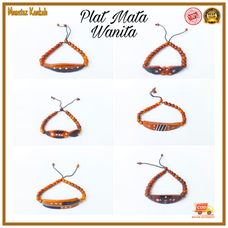 Gelang kaukah plat mata cewek original / gelang kaokah / gelang koka / gelang kokka / gelang kaoka