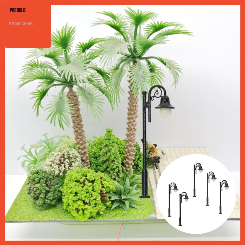 5x 1 / 87 Model Kepala Tunggal Mini Landscape Ukuran 6.5cm Untuk Dekorasi Meja