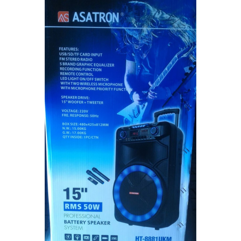 SPEAKER AKTIF 15INCHI ASATRON HT-8881 UKM