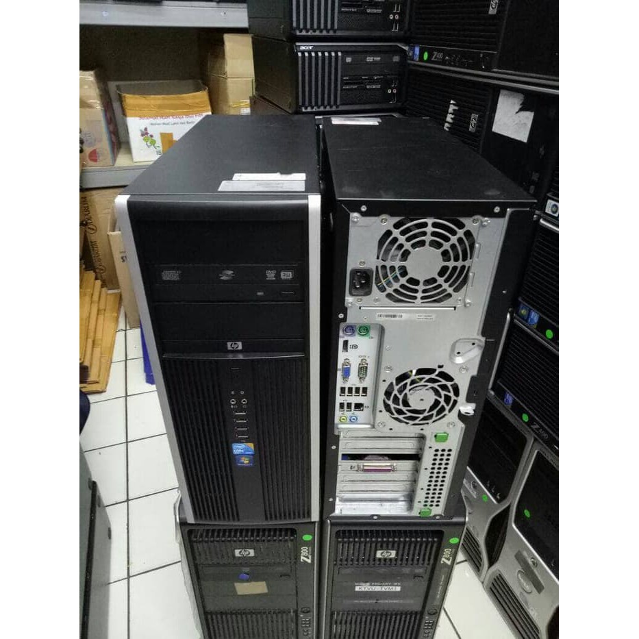 Komputer cpu hp/Pc Hp 8100 full tower, core i5 650-3.20ghz/8gb/500gb/dvd rw, wins 7pro siap pakei murah meriah