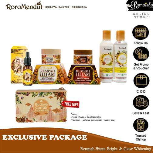 PAKET EXCLUSIVE REMPAH HITAM SKINCARE ORIGINAL BY RORO MENDUT