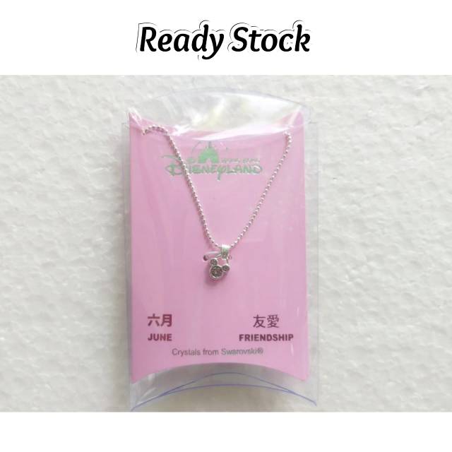 ⚠️S.A.L.E⚠️ Kalung Liontin Disney Swarovski Kepala Mickey Mouse