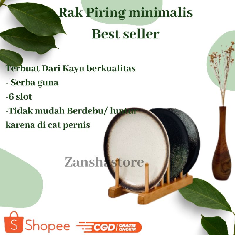 rak piring kecil murah terbuat dari kayu rak kayu serbaguna rak piring minimalis peraltan dapur mura