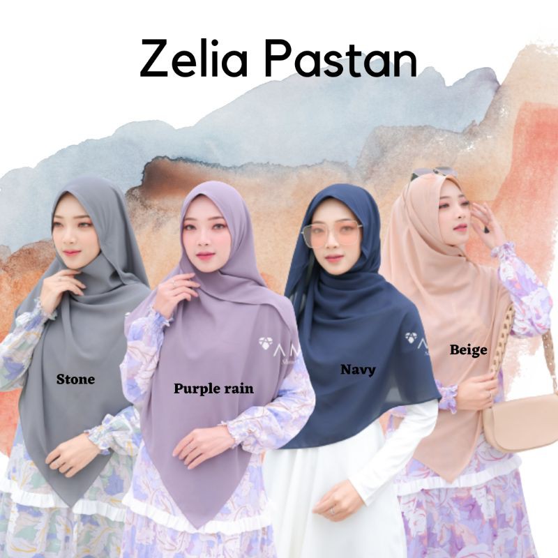 Zelia Pastan pashmina instan / pashmina murah anti ribet dan syari