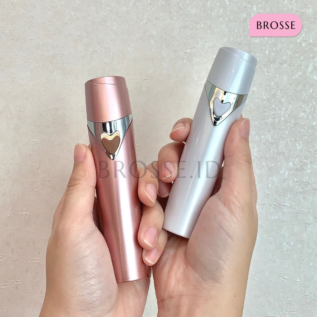 READY STOCK - Brosse HairRemover ORIGINAL + BERGARANSI - White &amp; Rosegold