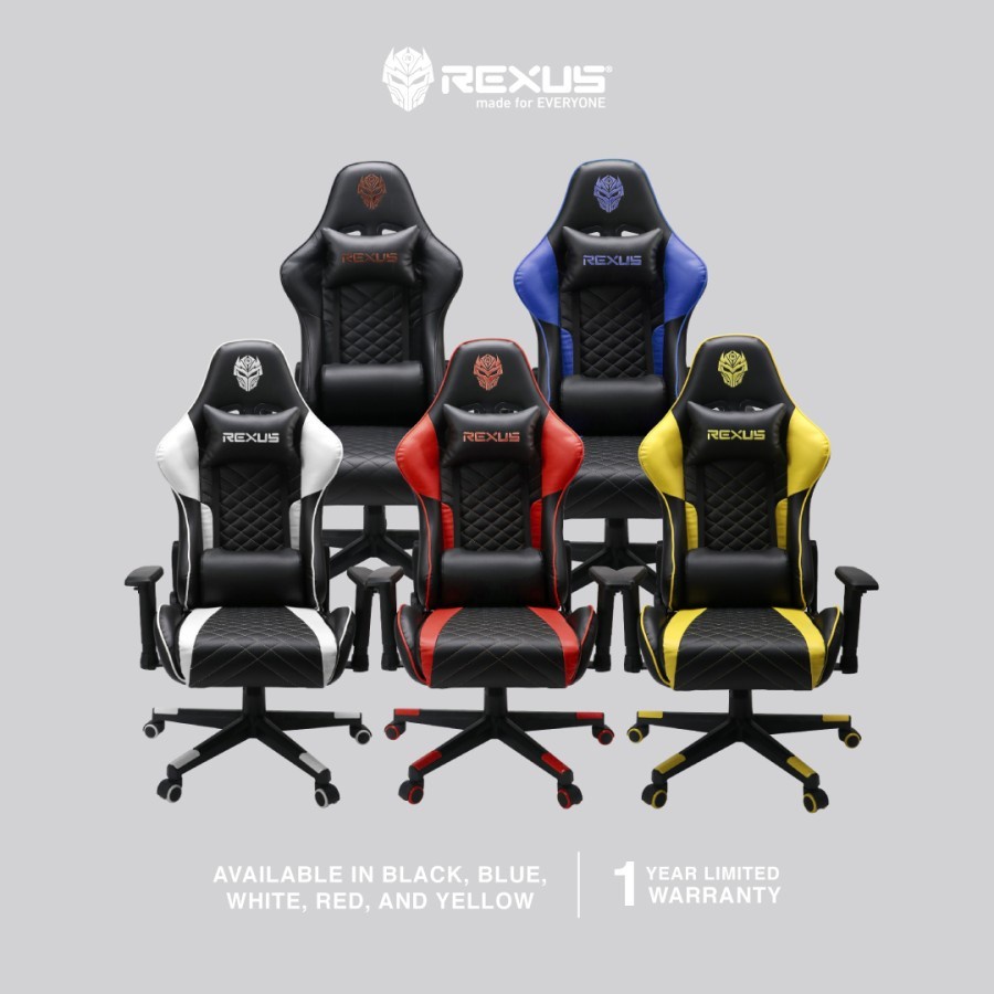 Rexus Gaming Chair Kursi RGC100 / RGC-100 - KUNING