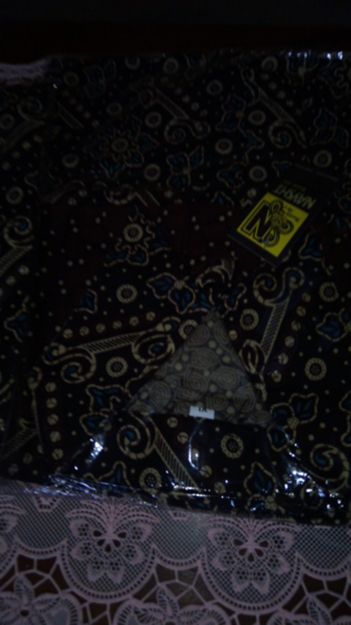 Harga Termuraah.. Nayshi Batik Hrb026 Grosir Sarimbit Couple Batik Motif Sogan Sekar Kenongo Batik S