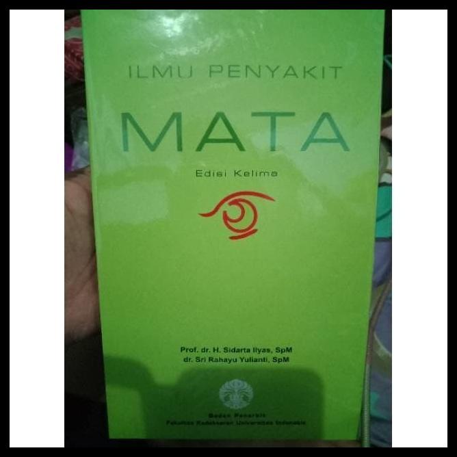

TERBARUU!! Buku Mata ORIGINAL - Buku ILMU PENYAKIT MATA 2018 Edisi Kelima FK UI TERLARIS