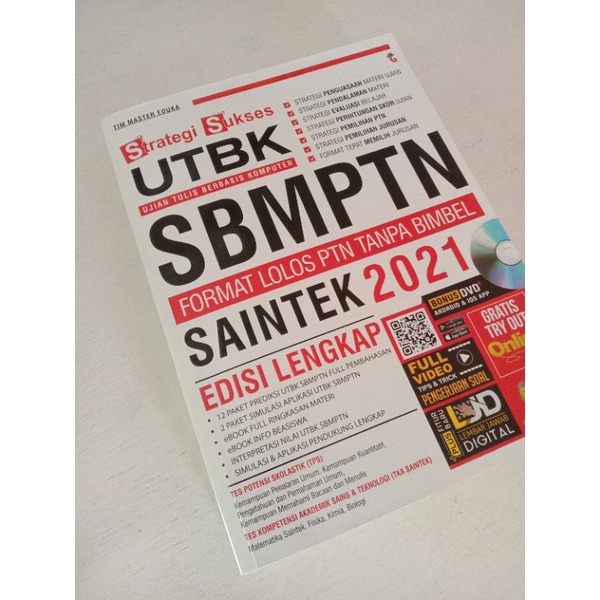 

Strategi Sukses UTBK SBMPTN SAINTEK 2021 + CD (Edisi Lengkap) - Tim Master Eduka