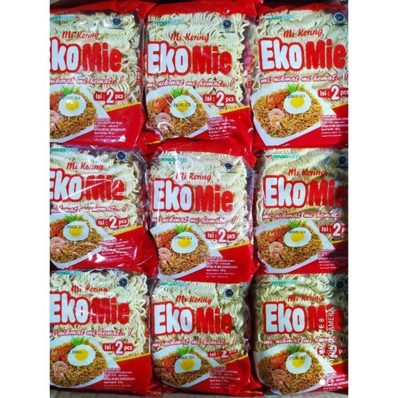 

Mie Kering Eko ll Mie Eko ll Mie Keriting Eko Mie ll Mie kering isi 2 keping