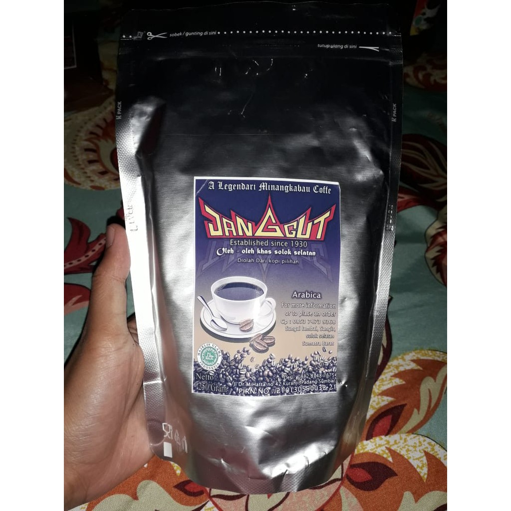 

KOPI JANGGUT || Arabika 250 gram || solok selatan