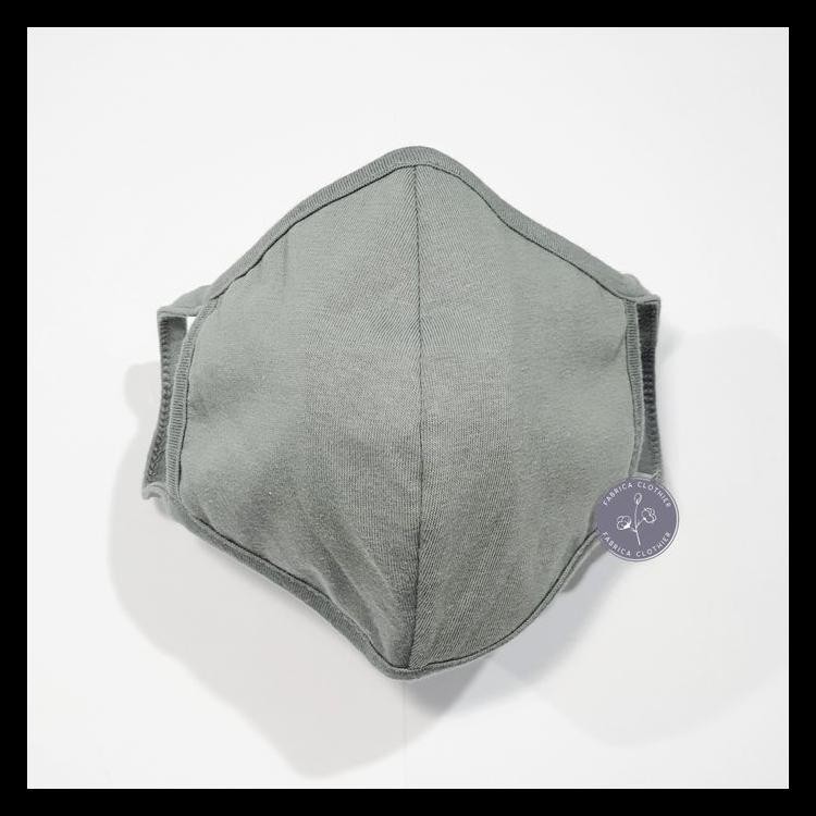 Masker Kain Non Medis Bahan Katun Cotton Bisa Di Cuci 2 Lapis Ply Abu Abu Shopee Indonesia
