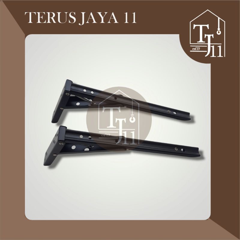 Siku Lipat/Siku Meja Lipat/Fold Bracket/Siku Dinding Lipat Ukuran 30 CM Harga 1 PASANG