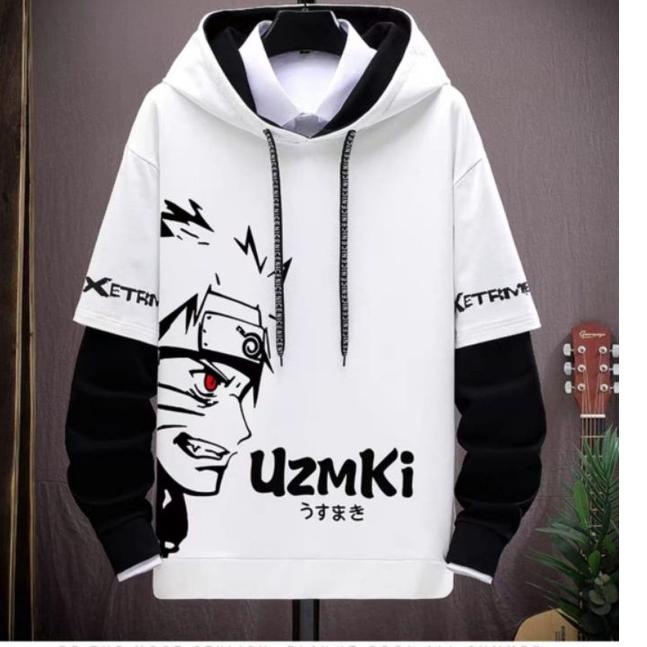 Langsung Kirim HOODIE SWEATER UZUM NARUTO HOODIE JUMPER PRIA ANIME HOODIE ANIME JAKET NARUTO TERBARU