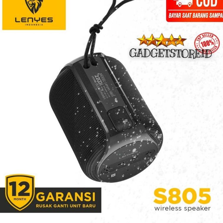 GG - LENYES ORIGINAL S805 Tws / Speaker Lenyes S 805 Bluetooth Wireless satu hp bisa Konek 2 Speaker