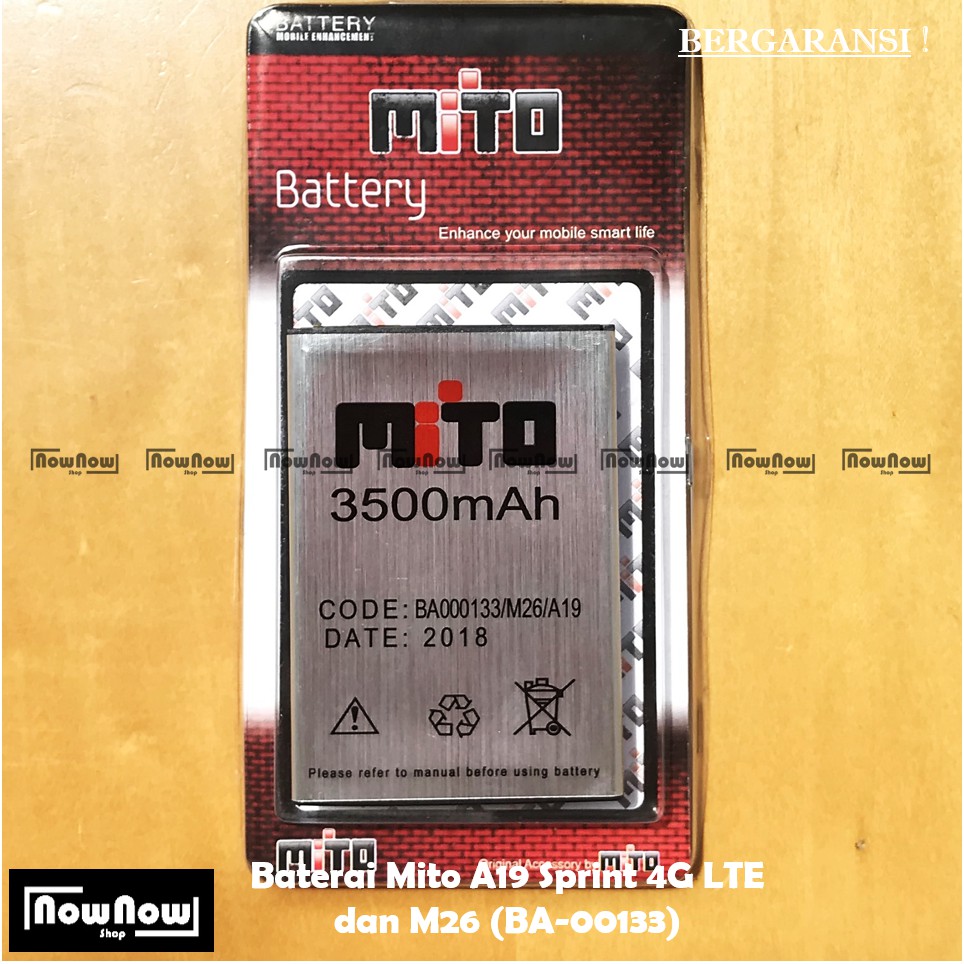 Baterai Mito A19 Sprint 4G LTE 2GB - M26 BA-00133 Original