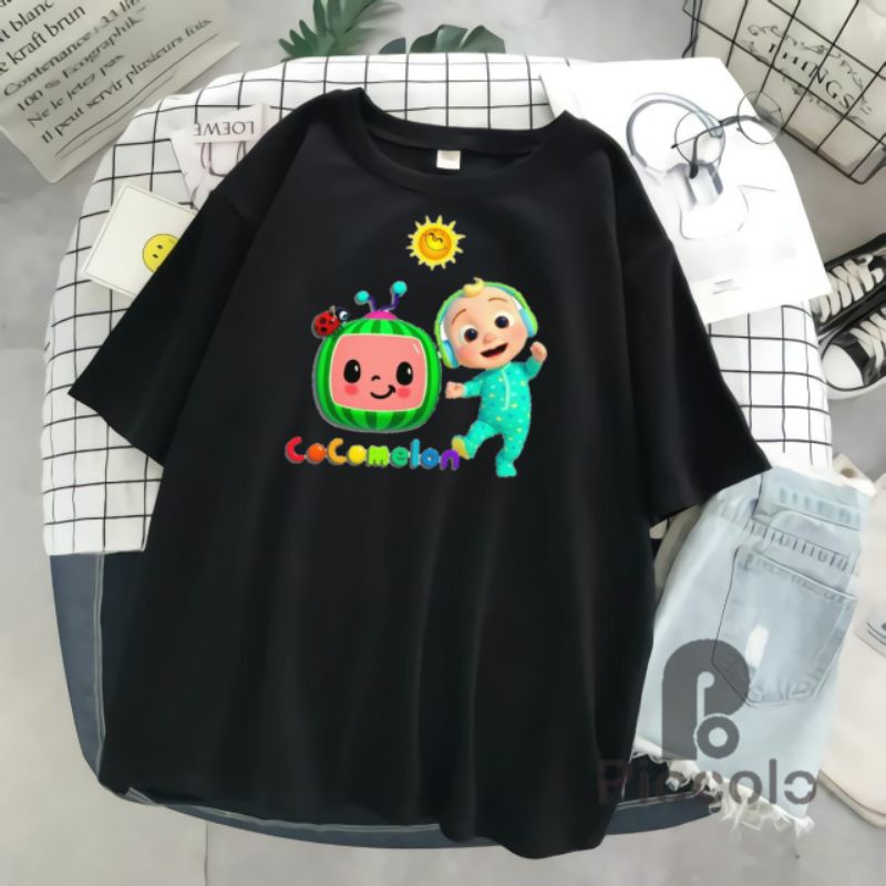 BAJU KAOS ANAK COCOMELON kaos anak baju anak kado ulang tahun (free nama