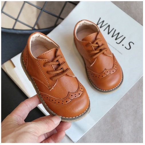 Sepatu Anak  kulit IMPORT sepatu sneakers SEPATU FORMAL anak IMPORT V-182