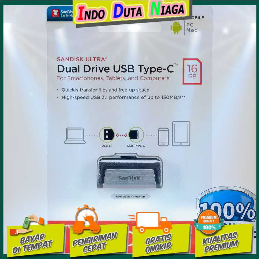 IDN TECH - SanDisk Ultra Dual USB Drive Type-C - SDDDC2