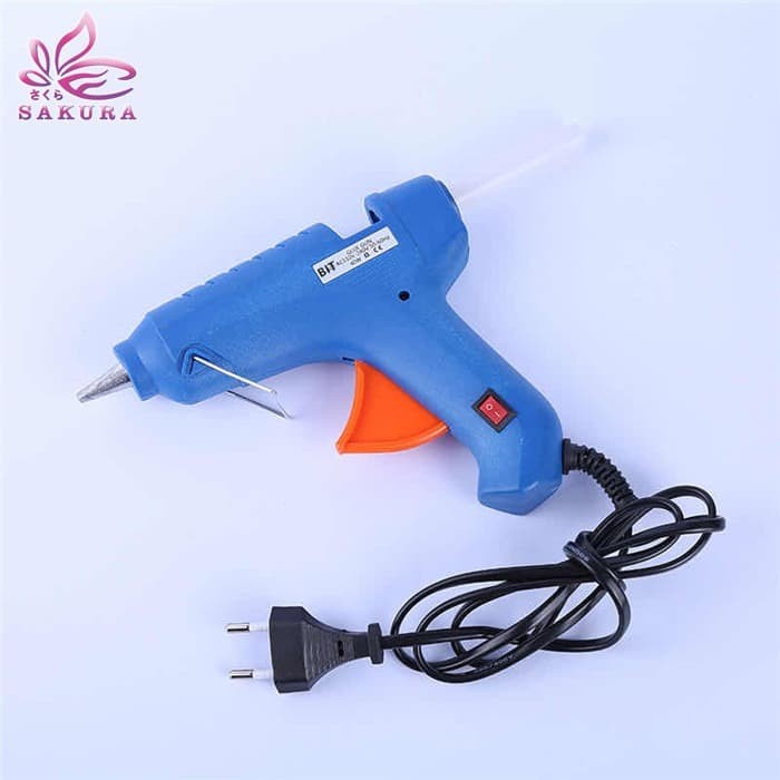 

Lem Tembak Glue Gun Lem Lilin Bakar hotmelt Stick Refill dilengkapi Saklar ON OFF dan LED power