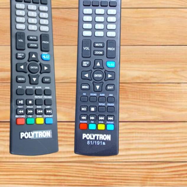 ❁ Remote Remote TV Polytron 811191 Lcd Led Bazzoke Cinemax ✸