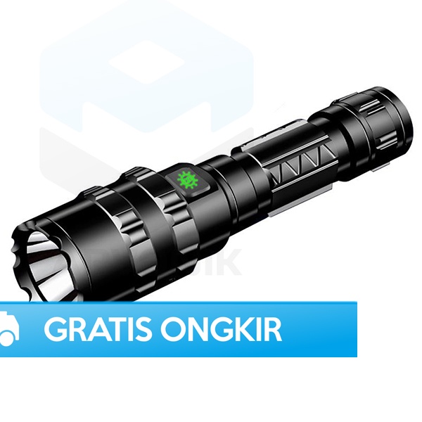 SENTER LED JARAK JAUH CREE XM-L TAFFLED 701 65000 LUMENS SUPER TERANG