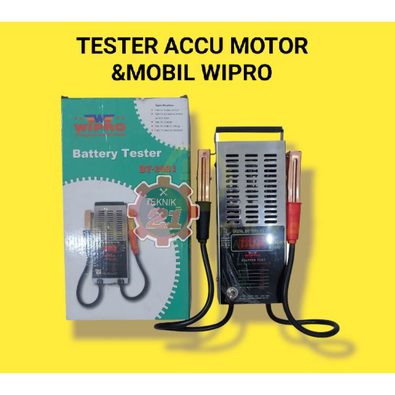BATTEREY TESTER WIPRO AKI MOTOR DAN MOBIL ALAT TESTER BATERAI TESTER BATERAI WIPRO ALAT TESTER BATER
