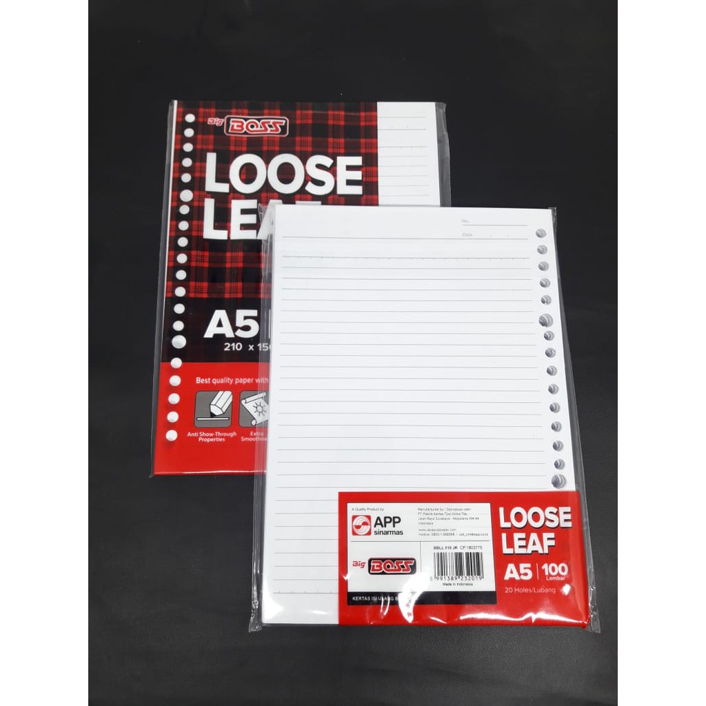 

Kertas Binder Putih Garis B5 100 Lembar