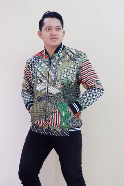 Jaket batik sragenan full furing batik modern