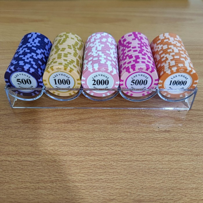 Special Paket H (500 1000 2000 5000 10000) Casino Chip Coin Baccarat Blackjack