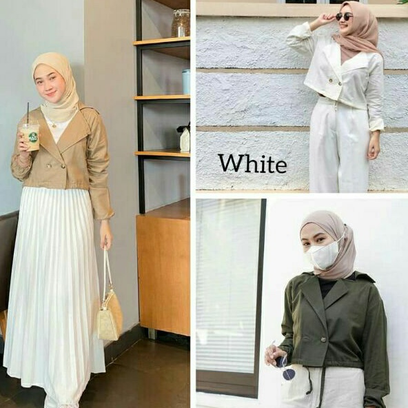 Adara Blazer - Blazer Wanita -Blazer crop-luaran Crop wanita