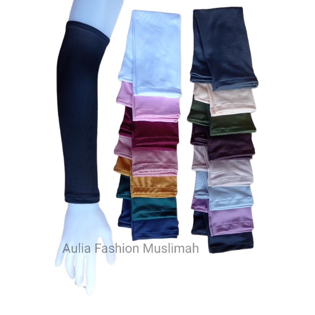 Manset Tangan Tanpa Lubang Jempol / Manset tangan Polos / manset / manset muslimah / handsock