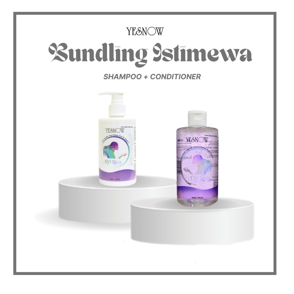 Jual YESNOW PAKET BUNDLING SHAMPOO + CONDITIONER | Shopee Indonesia