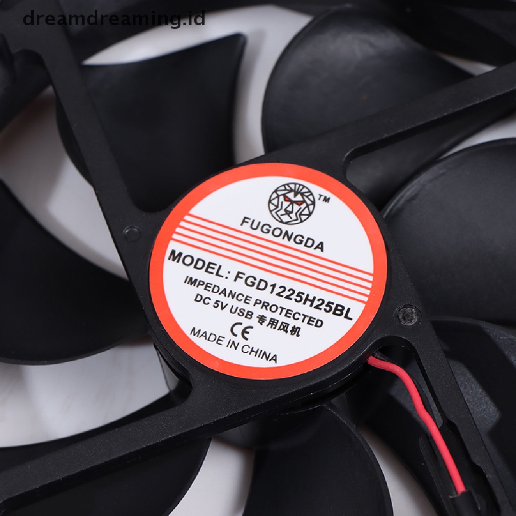 (dreamdreaming.id) Kipas Pendingin Brushless DC 5V USB Untuk Komputer PC