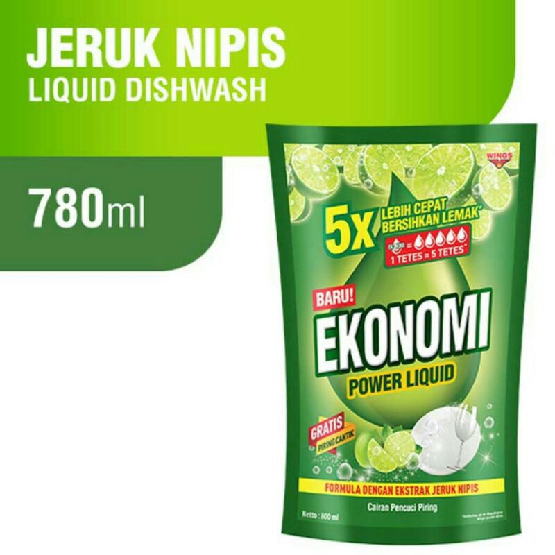 Sunlight Lime Jeruk Nipis 755 Ml/EKONOMI Sabun Cuci Piring Jeruk Nipis 760ML