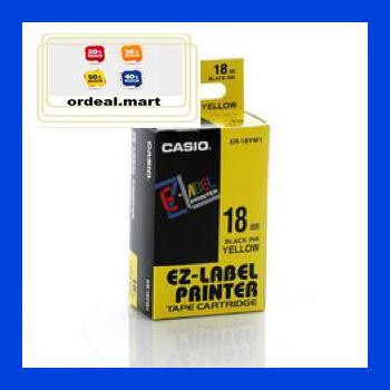 

6Rtiut7- Pita / Ez Label Tape Printer Casio 18Mm 5Ea5W5-