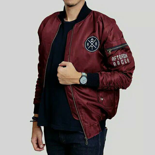 Jaket Bomber Pria Waterproof Terbaik Original