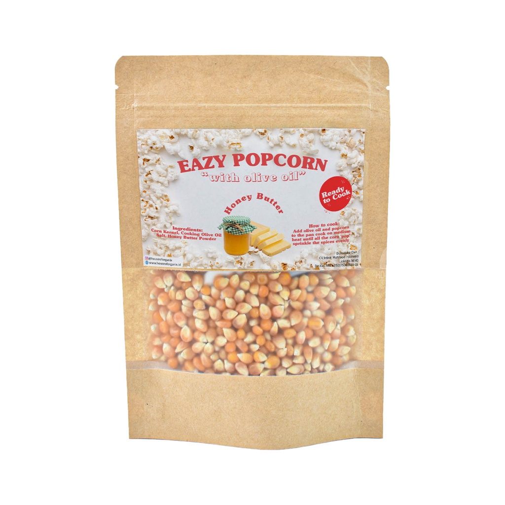 Eazy Popcorn With Olive Oil