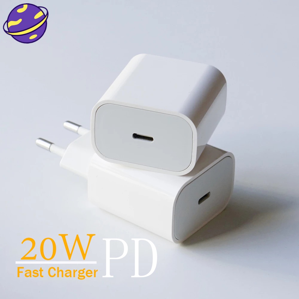 PD 18W 20W Fast Charger Type-C Charging Cable for IPhone EU 18W 20W Cable Adapter with Packing Boxes